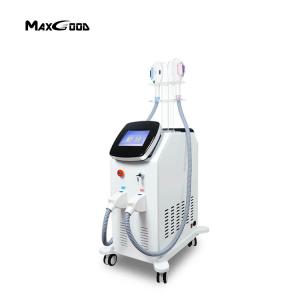 2018 New design two handles painless 360 magneto optical OPT  ipl hair removal machine for permanent hair removal