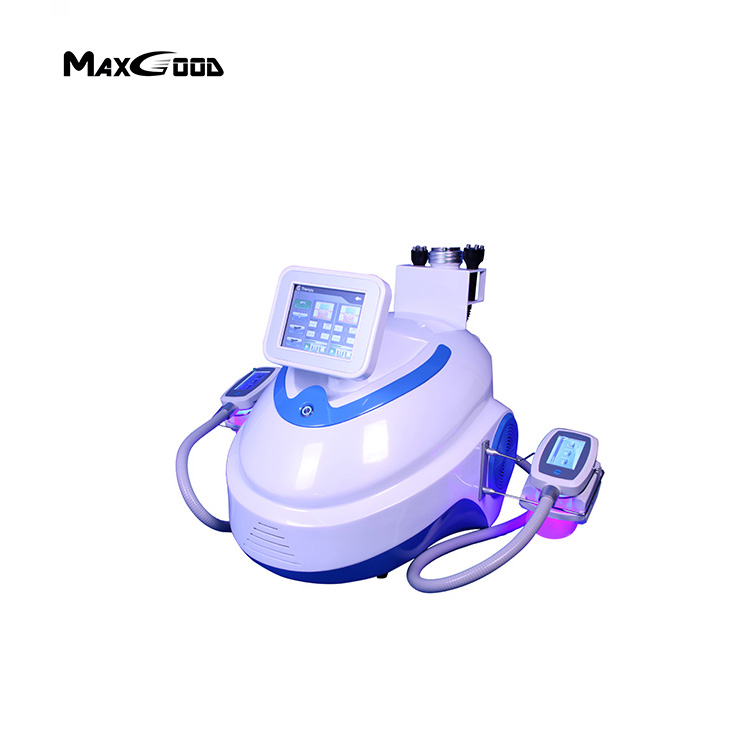 New design multifunctional  protable dual handles Cryotherapy fat freezing Slimming machine with Cavitation and RF for Weight Loss